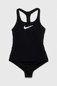 Nike Kids costum de baie moale negru NESSB711