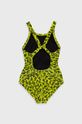 Nike Kids jednoczęściowy strój kąpielowy dziecięcy żółto - zielony