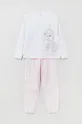 roza Dječja pamučna pidžama OVS Za djevojčice
