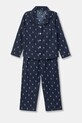 Детская хлопковая пижама Polo Ralph Lauren комплект тёмно-синий 4P0034