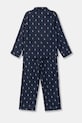 Polo Ralph Lauren pijamale de bumbac pentru copii 4P0034 bleumarin AA00