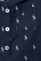 Девочка Детская хлопковая пижама Polo Ralph Lauren 4P0034 тёмно-синий