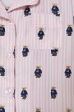 Dziewczynka Polo Ralph Lauren piżama bawełniana dziecięca 3P0094 różowy