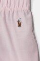 Детска памучна пижама Polo Ralph Lauren розов 4P0122