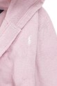 DÍVKA Dětský bavlněný župan Polo Ralph Lauren 3P0188 růžová