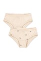 Konges Sløjd kalhotky dětské bavlněné BASIC 2 PACK GIRL UNDERPANTS GOTS 2-pack