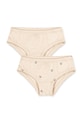 Konges Sløjd kalhotky dětské bavlněné BASIC 2 PACK GIRL UNDERPANTS GOTS 2-pack