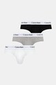 Calvin Klein Underwear - Slipy Hip Brief (3-pak) 3-pak sivá 0000U2661G