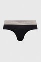 Odzież Calvin Klein Underwear slipy 3-pack 0000U2661G czarny