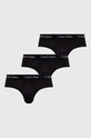 Сліпи Calvin Klein Underwear 3-pack трикотаж чорний 0000U2661G