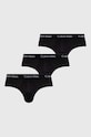 Calvin Klein Underwear slipy 3-pack dzianina czarny 0000U2661G
