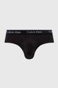 Slipy Calvin Klein Underwear 3-pak 0000U2661G čierna AA00