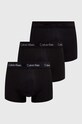 Μποξεράκια Calvin Klein Underwear 3-pack εφαρμοστό σορτς μπόξερ μαύρο 0000U2664G