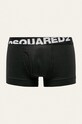 DSQUARED2 - Boxeralsó (2 db) elasztikus boxeralsó fekete DCXC90030