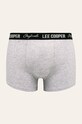 Lee Cooper - Boxerky sivá AKBOXER9505GRMEL