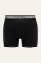 Calvin Klein Underwear - Boxeralsó (3 darab) elasztikus boxeralsó fekete 000NB1798A