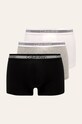 Calvin Klein Underwear - Boxerky (3 pak) priliehavé boxerky čierna 000NB1799A