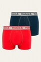 Reebok - Boxerky (2-pack) F8215 přiléhavé boxerky červená F8215