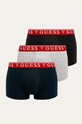 Guess Jeans - Bokserki (3 pack) dzianina szary U97G01.JR003