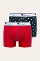 Champion - Boxerky (2 pack) Y081W hladký námořnická modř Y081W