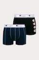 Champion - Boxerky (2 pak) Y081W jednofarebný čierna Y081W