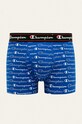 Champion - Bokserki Y08QX dzianina niebieski Y08QX
