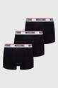 Moschino Underwear Bokserki (3-pack) dzianina czarny 4706.5670