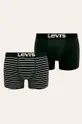 negru Levi's boxeri (2-pack) De bărbați