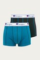 Champion - Boxerky (2-pak) Y081T.2P pletenina tyrkysová Y081T.2P