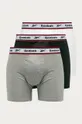 čierna Reebok - Boxerky (3-pak) U5.F8276 Pánsky