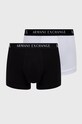 Armani Exchange boksarice (2-pack) Pletenina črna 956001.CC282