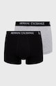 Boxerky Armani Exchange (2-pak) pletenina černá 956001.CC282