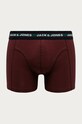 Jack & Jones - Boxeri boxeri burgundia 12176806