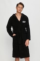 EA7 Emporio Armani - Kućni ogrtač pamuk crna 904018.CC791