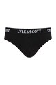 Lyle & Scott - Slipy OWEN (3-PACK) OWEN.168 czarny AA00