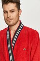 Lacoste szlafrok czerwony LCLUB