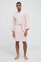 Bavlněný župan Lacoste LDEFILE růžová AA00