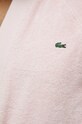Bavlněný župan Lacoste LDEFILE růžová
