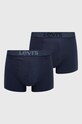 Боксери Levi's (2-pack) трикотаж темно-синій 37149.0628