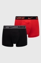 czerwony Nike bokserki (2-pack) Męski