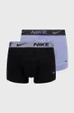fialová Boxerky Nike Pánsky