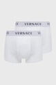 Boxerky Versace ( 2-pack) pletenina bílá AU04020.NOS