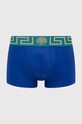 Boxerky Versace potlač modrá AU10026.NOS