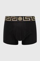 Versace bokserki dzianina czarny AU10026.NOS