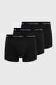 czarny Calvin Klein bokserki (3-pack) Męski