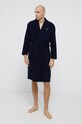 Lyle & Scott Szlafrok dzianina granatowy LUCAS.9058