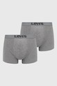 Боксеры Levi's (2-pack) трикотаж серый 37149.0733