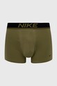 Nike bokserki drobny wzór zielony KE1150