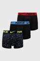 Nike bokserki (3-pack) dzianina czarny KE1156