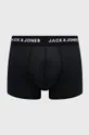 Boxerky Jack & Jones (3-pak) čierna